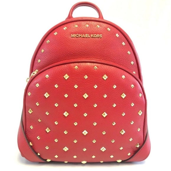 ✨ HP✨ Michael Kors ABBEY *Med* Leather Backpack - Picture 3 of 15